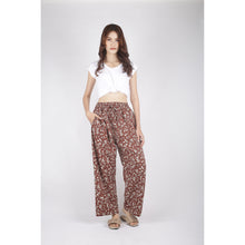 Load image into Gallery viewer, Daisy Unisex Lounge Drawstring Pants in Brown PP0216 130002 01