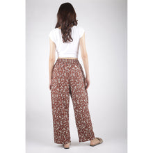 Load image into Gallery viewer, Daisy Unisex Lounge Drawstring Pants in Brown PP0216 130002 01