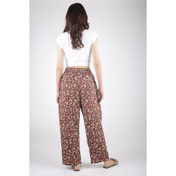 Daisy Unisex Lounge Drawstring Pants in Brown PP0216 130002 01