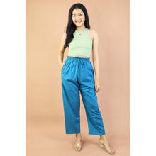 Load image into Gallery viewer, Solid Color Unisex Lounge Drawstring Pants in Ocean Blue PP0216 130000 05