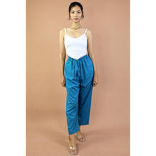 Load image into Gallery viewer, Solid Color Unisex Lounge Drawstring Pants in Ocean Blue PP0216 130000 05