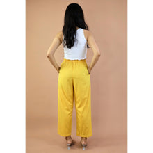 Load image into Gallery viewer, Solid Color Unisex Lounge Drawstring Pants in Mustard PP0216 130000 13