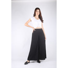 Load image into Gallery viewer, Tiny Stripes Women&#39;s Cotton Palazzo Pants in Black PP0304 010085 01