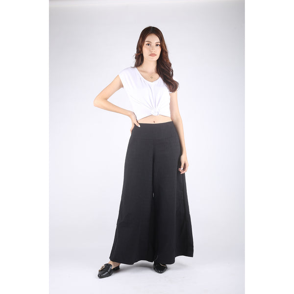 Tiny Squares Women's Cotton Palazzo Pants in Black PP0304 010086 01