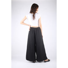 Load image into Gallery viewer, Tiny Squares Women&#39;s Cotton Palazzo Pants in Black PP0304 010086 01