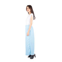 Load image into Gallery viewer, Solid Color Women&#39;s Palazzo Pants in Blue PP0304 130000 02