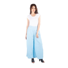 Load image into Gallery viewer, Solid Color Women&#39;s Palazzo Pants in Blue PP0304 130000 02