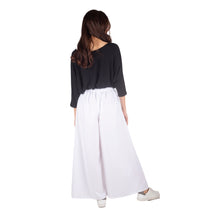 Load image into Gallery viewer, Solid Color Women&#39;s Palazzo Pants in White PP0304 130000 04