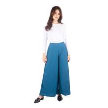 Load image into Gallery viewer, Solid Color Women&#39;s Palazzo Pants in Ocean Blue PP0304 130000 05