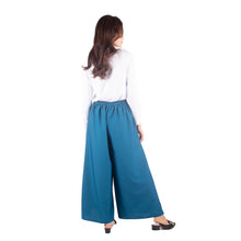 Load image into Gallery viewer, Solid Color Women&#39;s Palazzo Pants in Ocean Blue PP0304 130000 05