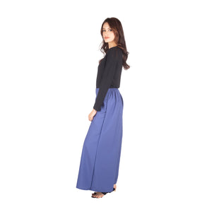 Solid Color Women's Palazzo Pants in Indigo PP0304 130000 09