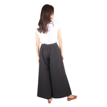 Load image into Gallery viewer, Solid Color Women&#39;s Palazzo Pants in Black PP0304 130000 10