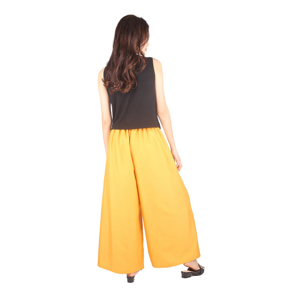 Solid Color Women's Palazzo Pants in Mustard PP0304 130000 13