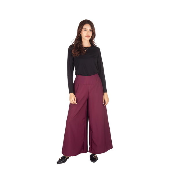 Solid Color Women's Palazzo Pants in Purple PP0304 130000 06