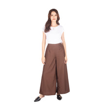 Load image into Gallery viewer, Solid Color Women&#39;s Palazzo Pants in Drak Brown PP0304 130000 16