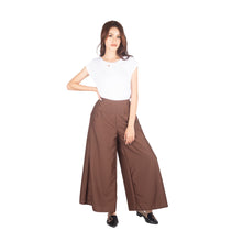 Load image into Gallery viewer, Solid Color Women&#39;s Palazzo Pants in Drak Brown PP0304 130000 16