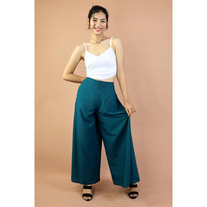 Solid Color Women's Palazzo Pants in Green PP0304 130000 08