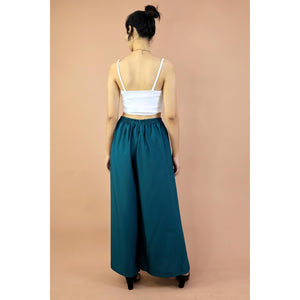 Solid Color Women's Palazzo Pants in Green PP0304 130000 08
