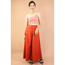 Load image into Gallery viewer, Solid Color Women&#39;s Palazzo Pants in Orange PP0304 130000 17