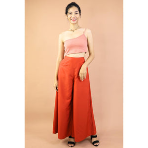 Solid Color Women's Palazzo Pants in Orange PP0304 130000 17