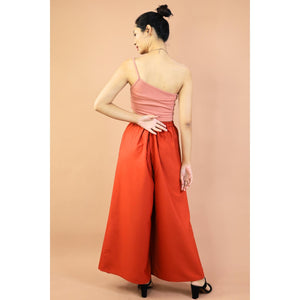 Solid Color Women's Palazzo Pants in Orange PP0304 130000 17