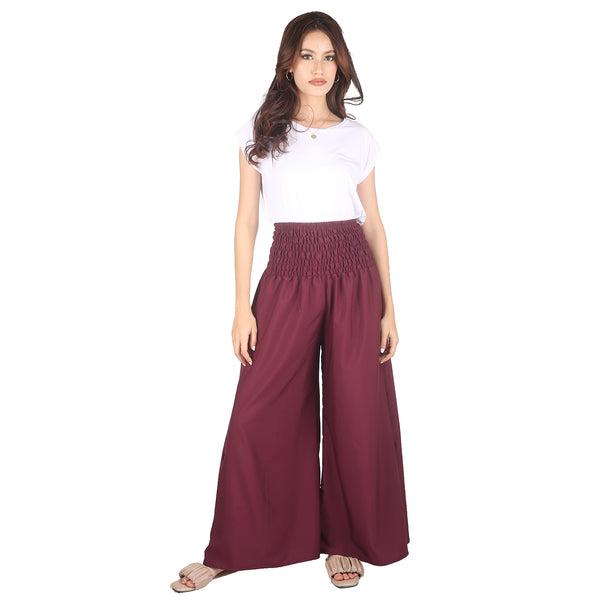 Solid Color Women's Wide Leg Pants in Purple PP0311 130000 06