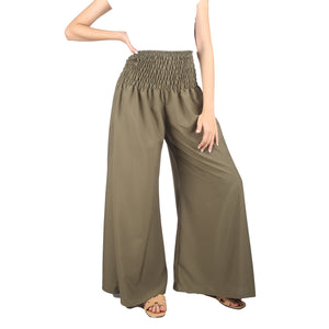 Solid Color Women's Wide Leg Pants in Olive PP0311 130000 21