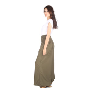 Solid Color Women's Wide Leg Pants in Olive PP0311 130000 21