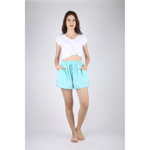 Solid Color Women's Drawstring Short Pants in Mint PP0315 130000 14