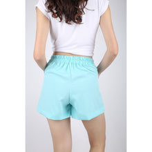 Load image into Gallery viewer, Solid Color Women&#39;s Drawstring Short Pants in Mint PP0315 130000 14