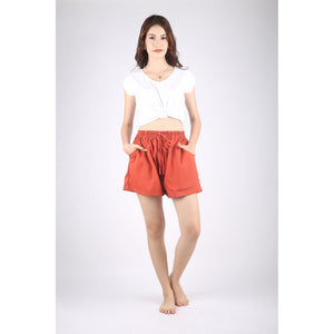 Solid Color Women's Drawstring Short Pants in Orange PP0315 130000 17