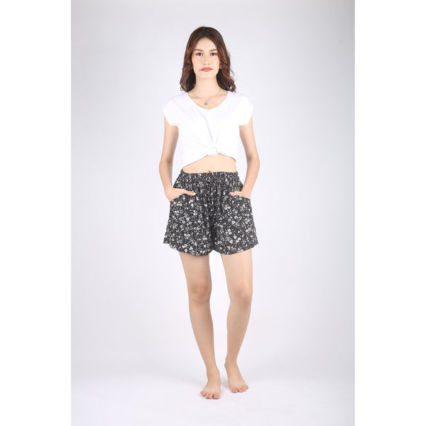 Daisy Women's Drawstring Short Pants in Black PP0315 130001 01