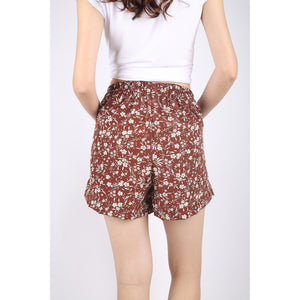 Daisy Women's Drawstring Short Pants in Brown PP0315 130002 01