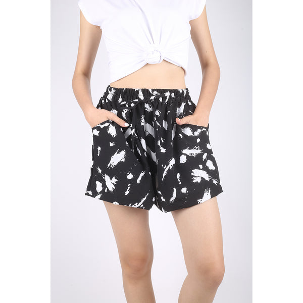 Cactus Women's Drawstring Short Pants in Black PP0315 130003 01