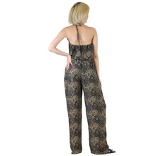 Load image into Gallery viewer, Paisley Mistery Women&#39;s Jumpsuit  in Black Gold JP0041 020016 10