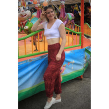Load image into Gallery viewer, Paisley Mistery 16 women harem pants in Red PP0004 020016 06