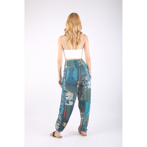 Patchwork Unisex Harem Pants in Green PP0004 028000 20