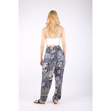 Load image into Gallery viewer, Patchwork Unisex Harem Pants in Navy PP0004 028000 03