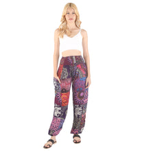 Load image into Gallery viewer, Patchwork Unisex Harem Pants in Purple PP0004 028000 06