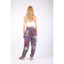 Load image into Gallery viewer, Patchwork Unisex Harem Pants in Purple PP0004 028000 06