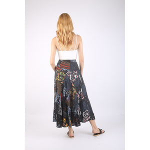 Patchwork Women's Bohemian Skirt in Black SK0033 028000 10