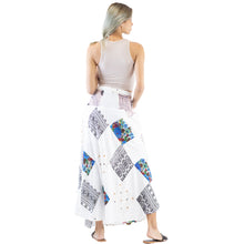 Load image into Gallery viewer, Patchwork Women&#39;s Bohemian Skirt in White SK0033 028000 04