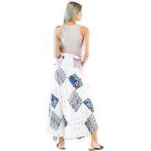 Load image into Gallery viewer, Patchwork Women&#39;s Bohemian Skirt in White SK0033 028000 04