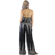 Load image into Gallery viewer, Peacock Feather Women&#39;s Jumpsuit  in Black JP0041 020015 09