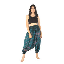 Load image into Gallery viewer, Peacock Heaven Unisex Aladdin drop crotch pants in Green PP0056 020058 05