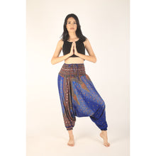 Load image into Gallery viewer, Peacock Unisex Aladdin drop crotch pants in Bright Navy PP0056 020007 03