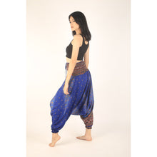 Load image into Gallery viewer, Peacock Unisex Aladdin drop crotch pants in Bright Navy PP0056 020007 03
