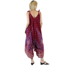 Load image into Gallery viewer, Peacock Women&#39;s Jumpsuit in Dark Red JP0069 020008 02