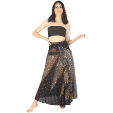 Load image into Gallery viewer, Peacock Women&#39;s Bohemian Skirt in Black Gold SK0033 020007 04