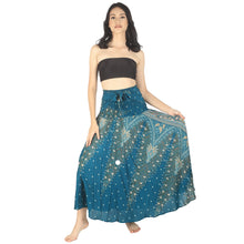 Load image into Gallery viewer, Peacock Women&#39;s Bohemian Skirt in Dark Green SK0033 020008 03